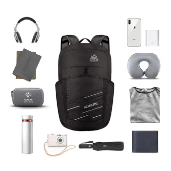 AONIJIE H945 Lekki składany, jeżeli trzeba zapakować plecak torba podróżna Pack Hiking Camping Shopping Daypack 25L
