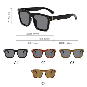 AOZE 2020 stylu raczej luksusowym, kwadratowy design modne okulary przeciwsłoneczne, męskie okulary przeciwsłoneczne damskie codzienne napędowe klasyczne odcienie oculos de sol masculino