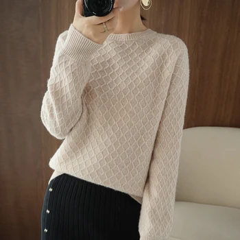 Adohon 2020 kobieta zima kaszmiru sweter jesień dzianiny swetry wysokiej jakości ciepły kobiecy zgrubienie O-neck