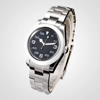 Aik Free watch bomax marina shipping 39mm black zifferblatt luminous men ' s new bransoleta ze stali nierdzewnej 316L mechanizm automatyczny GL1