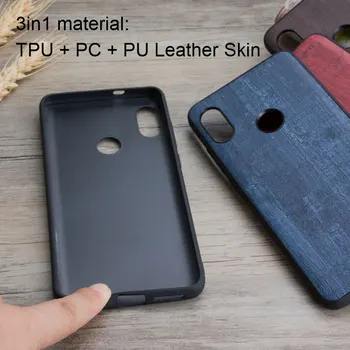 Aioria Vintage Coque Case Etui Do Xiaomi Redmi Note 5 6 7 Pro Увядшее Drzewo Skórzana Powierzchnia Miękki Materiał