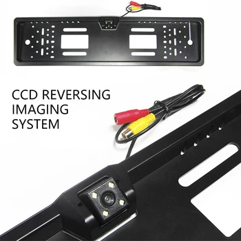 Akcesoria samochodowe vision HD Camera Led ramka tablicy rejestracyjnej cofania kamera cofania Ccd odwracalne system obrazu noktowizor