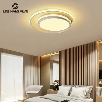 Akrylowa nowoczesna lampa żyrandol Home Lustre 110v 220v powierzchniowo zainstalowany żyrandol oświetlenie do salonu sypialni jadalni lampy