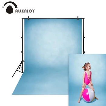 Allenjoy stary mistrz zdjęcia w tle portret jednolity niebieski Baby Shower urodziny letnie tła dla studia fotograficznego фотофон