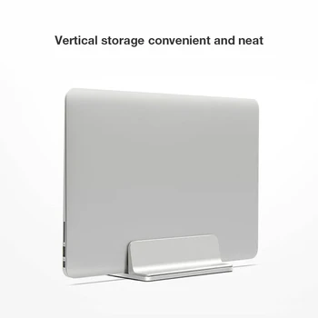 Aluminiowa pionowa podstawka do laptopa regulowana na grubość podstawki do laptopów zainstalowany kompaktowa podstawka do MacBook Pro/Air