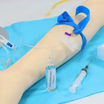Anatomiczny IV Flebotomiâ. Венепункция praktyka Anatomia ręki zastrzyk praktyka medyczna symulator pielęgniarka szkolny zestaw model ręce