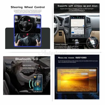 Android 9.0 16 calowy Tesla style Car, no, odtwarzacz DVD, GPS, nawigacja do TOYOTA LAND CRUISER LC200 08-15 głowicy odtwarzacz multimedialny