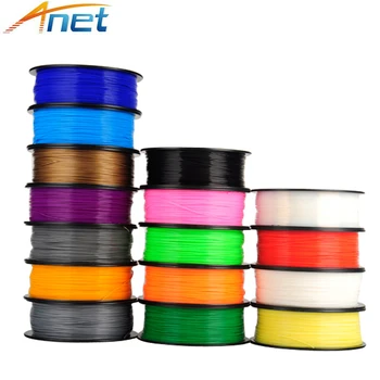Anet 5roll/lot 1kg/roll 1.75 mm PLA Filament 3D Printer Filament Plastic Rubber materiały eksploatacyjne Materiał 4 kolory opcja