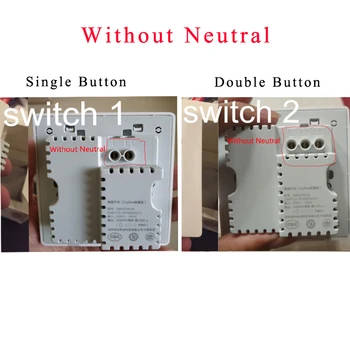 Aqara Smat Home Light Contol D1 Switch Zigbee No Neutral Line With Aqara Hub Gateway WiFi Remote Control Praca Z Apple Homekit