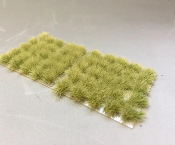 Architektoniczny na dużą skalę model brutalny scenariusz dostawy trawy kępka trawy igła trawy krzewy materiały budowlane