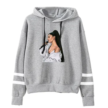 Ariana Grande Fashion Printed Hoodies Women/Men Long Sleeve Hooded Sweatshirts Unisex Causal Street Style Clothes