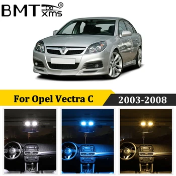 BMTxms 11Pcs Car LED Interior Dome Light Kit Canbus dla Vauxhall Opel Vectra C GTS sedan kombi 2003-2008 akcesoria samochodowe