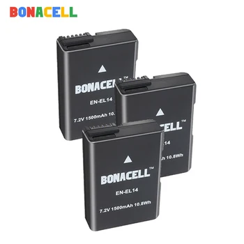 BONACELL 7.4 V 1500mAh EN-EL14 akumulator ENEL14 EN-EL14 kamera akumulator Nikon D5200 D3100 D3200 D5100 P7000 P7100 MH-24