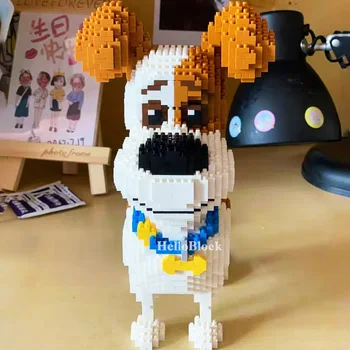 Balody 16013 Mike Dog Micro Diamond Building Blocks Small Particles Spelling Toy Pet Dog Brick Model Christmas Children Gift