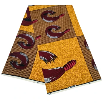 Blesing siatka poliestrowa tkanina na sukienki Hurtownia afrykańska tkaniny afrykańska wosk pieczęć tissus africain print fabric