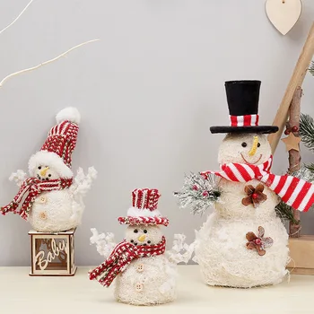Boże narodzenie Bałwan lalka kreatywne ozdoby świąteczne ozdoby świąteczne, dekoracje dla domu tapety nowy rok prezent
