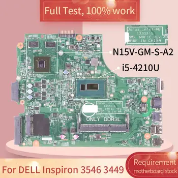 CN-0DMKXK 0DMKXK dla DELL Inspiron 3546 3449 3442 3542 I5-4210U 820M płyta główna laptopa SR1EF N15V-GM-S-A2 13302-1 płyta główna VGA