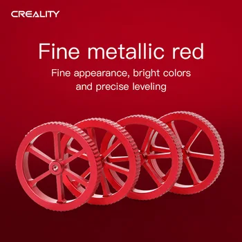CREALITY New Large Red Hand Twist gładź nakrętka nakrętki ze stopu aluminium z wyrównaniem 3D - drukarki, akcesoria do drukarki 3D CREALITY