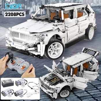 Cada 2208PCS City Remote Control SUV Off Road Vehicle Building Block Technic RC/non-RC Racing Car Bricks Toys for Boys Gifts