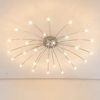 Chromowana Lampa Led Moder Design Żyrandole Do Salonu, Sypialni, Kuchni, Holu Oprawy Lustre Decor Home Lighting Żarówka G4