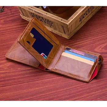 Coofit Fashion Men ' s Wallet 2018 New US Dollar Bill Bifold Wallet With Magnetic Buckle For Men Boy Dollar Price Wzór Designer