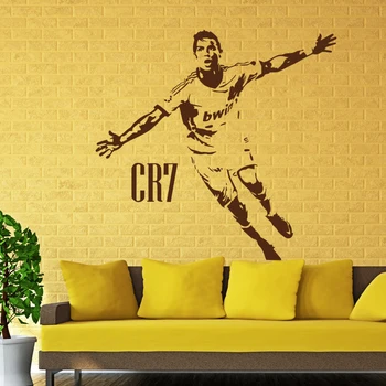 Cristiano Ronaldo, Piłkarz Naklejka Sport Piłka Nożna Naklejka Kaski Plac Zabaw, Plakaty Naklejki Na Ścianę Naklejka Piłka Nożna