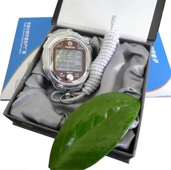 Cyfrowy sportowy stoper timer 1/1000 sekund profesjonalny licznik chronografu LCD treningowy ręcznie sportowy stoper z paskiem