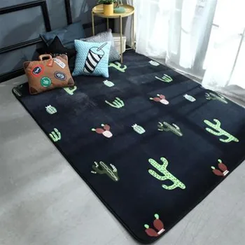 Czarno - biały wzór geometryczny dywany do salonu stolik dywany dla dzieci czołgać antypoślizgowe maty dziecko składany gry dywan