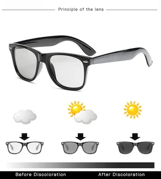 DD New Driving męskie polaryzacyjne fotochromowe okulary Vintage Eyewear for Men Women Coating Points UV400 okulary przeciwsłoneczne