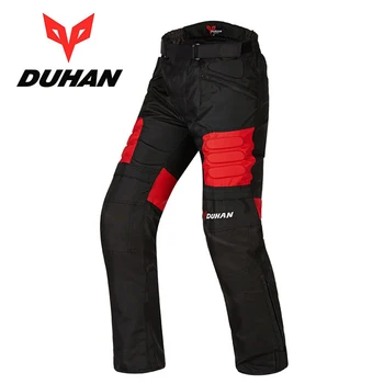 DUHAN D02 męskie motocyklowe nakolanniki ochronne spodnie 600D Oxford Motocross Racing Moto Riding spodnie Spodnie z наколенниками