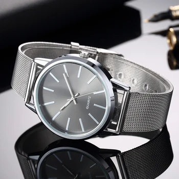 Damskie srebrne zegarki 2020 nowe stylowe, minimalistyczne kwarcowy zegarek pełna stal watchband gorący zegarek bayan kol saati