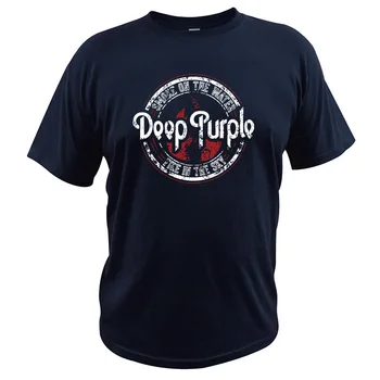 Deep Purple Tshirt Album Machine Head Smoke Song On The Water Tshirt Angielska Grupa Rockowa Bawełna Podstawowy Krótki Rękaw Camiseta