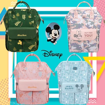 Disney torba na pieluchy dla dzieci torba o dużej pojemności macierzyństwa torba na pieluchy organizator podróży wózek USB plac butelka izolowana torba hak