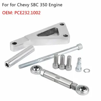 Dla Chevy SBC 350 Long Water Pump Lwp aluminiowy wspornik alternatora zestaw polerowanych profesjonalnych akcesoriów samochodowych