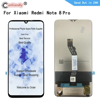 Dla Xiaomi Redmi Note 8 Pro105 M1906G7I M1906G7G wyświetlacz LCD+dotyk digitizer kompletny wyświetlacz do Redmi Note8Pro