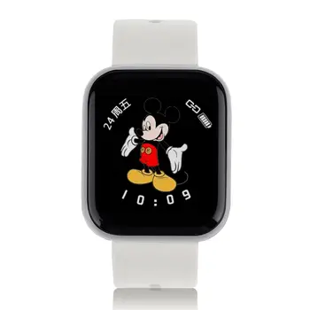Dla mężczyzn kobiet dzieci inteligentny zegarek Bluetooth wodoodporny bransoletka PK T80 Q9 Smartwatch dla Xiaomi monitor rytmu serca fitness tracker