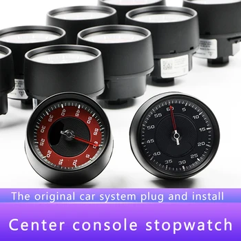Dla porsche Macan-2020 wnętrza deski rozdzielczej centrum zegarek kompas czas licznik elektroniczny zegar accessional samochodowy stoper