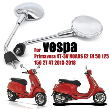 Dla vespa Primavera 4T-3V NOABS E2 E4 50 125 150 2T 4T 2013-2018 motocyklowe, lusterka, akcesoria do motocykli