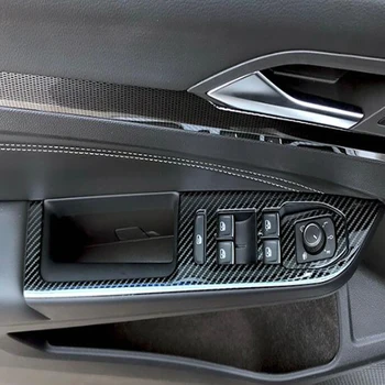 Do Volkswagen VW Golf 8 MK8 R 2021 2022 stal nierdzewna okno samochodu, winda przełącznik panel wykończenie pokrywa naklejki wnętrze akcesoria