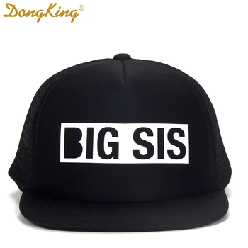 DongKing Kids Trucker Hat BIG BRO Cap BIG SIS Hats LIL BRO LIL SIS Snapback Hat Big Brother Big Sister Baby Boy Girl Party Gift
