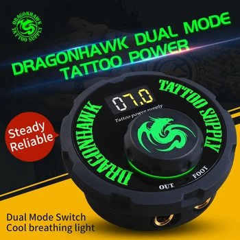 Dragonhawk Mast Top Tattoo Machine Set Kit Motor Rotary Pen Makeup Power Needles