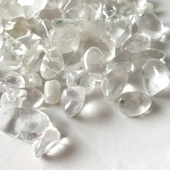 Drop Shipping Natural Stone Clear Big Rock Quartz Crystal White Mineral Sample Rock Chip Gravel Rough Raw Gemstone Energy Deco
