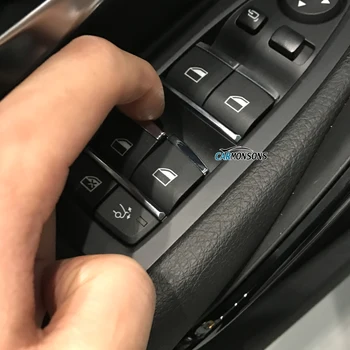 Drzwi okna przycisk podnoszenia naklejki nakładka akcesoria do BMW 1 2 3 4 5 7 serii X1 X3 X4 F20 F22 F30 F32 F10 F01 E84 F25 F26