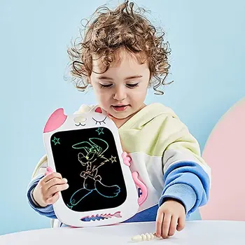 Dziecięcy rysunek płyty 3D Magic LCD Writing Tablet Digital Drawing Handwrit Pads przenośna e-планшетная prasowania ultra-cienka deska
