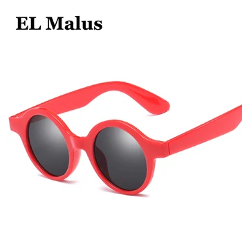 [EL Malus]retro okrągłe ramki okulary męskie kobiety szary obiektyw lustro czerwony biały odcienie mężczyzna kobieta okulary Oculos De Sol