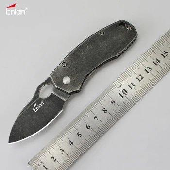 ENLAN EW105 mini scyzoryk 8Cr13Mov ostrze stalowy uchwyt składany nóż kemping polowanie przetrwanie brelok owoce nóż nóż EDC