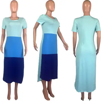 Echoine Summer Eleagnt Patchwork Print Sexy Long Dress Maxi Dresses Vintge Vestidos Beach Party Club Outfis Sukienkę