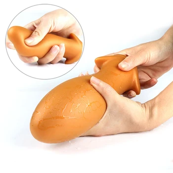 Elastyczny korek analny anal sex zabawki dla dorosłych kobiet mężczyzn gej masażer prostaty grube Silikonowe dildo anal expander Buttplug
