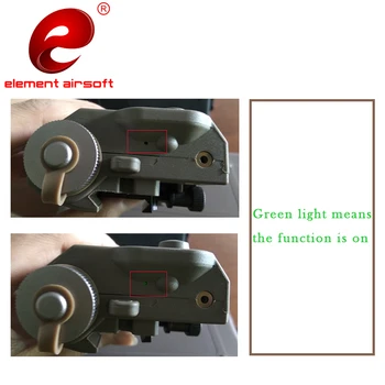 Element Airsoft Tactical Flashlight PEQ 15 Laser IR Red Laser Airsoft Flashlight For Hunting PEQ Gun Weapon Light PEQ15 EX276