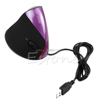 Ergonomiczna konstrukcja USB mysz optyczna pionowa nadgarstku gojenie do komputera PC, laptopa drop shipping